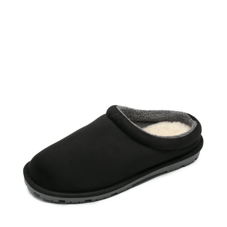 

Dream Pairs Mens House Slippers Slip on Bedroom House Shoes SDSL2230M BLACK Size 11