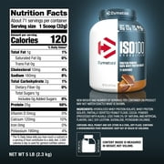 Dymatize ISO100 Hydrolyzed Whey Isolate Protein Powder, Chocolate Peanut Butter, 25g Protein, 5 lb