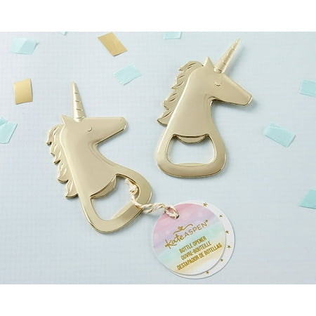 Gold Unicorn Bottle Opener (Set of 12) | Guest Gifts, Party Souvenirs, Party Favor or Decorations for Bridal Showers, Bachelorette Parties, Birthday Parties, Wedding Favors & More