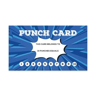 Koyal Wholesale Watercolor Pink Reward Punch Cards, Loyalty Cards for Small  Business Customers, 100-Pack 