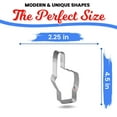 Ticket Plaque Cookie Cutter 3.75 In B1567, Handmade