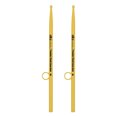 thumbnail image 1 of Baquetas para batería SD-30, diseño ergonómico con anillo antideslizante, material ABS de alta resistencia, ideal para principiantes y profesionales, par de baquetas en color amarillo., 1 of 6