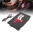 thumbnail image 1 of Arcade Game Fighting Joystick Arcade Fight Stick Puerto USB 20 5 teclas direccionales Exquisito Fácil de operar Evitar deslizamiento 8 Botones de funciones grandes para PC ANGGREK Otros, 1 of 8