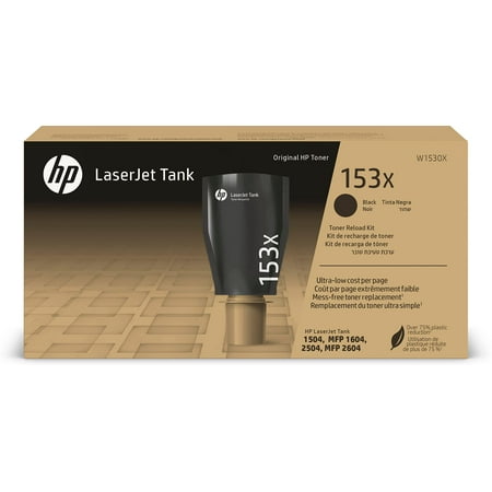 UPC: 0195697898266 | HP 153X (W1530X) Black Original LaserJet Tank Toner Reload Kit
