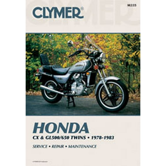 Clymer Repair/Service Manual '78-83 GL500/CX500 & CX650/GL650 Twins (M335)
