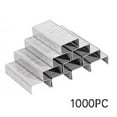 thumbnail image 3 of 1000 Pcs Heavy Duty Staples, Staples for Stapler, Flat Clinch Chisel Point Staples, Heavy Duty Staples for Stapler for Office Desktop Home Supplies 1.29 x 0.47 x 0.6", 3 of 3