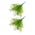 thumbnail image 1 of Yuarrent 2X flores artificiales plantas de imitación decoración de jardín hogar jardines porches arreglos decoración interior racimos calcomanía de Decoración Blanco verde Yuarrent HA084370-02, 1 of 6