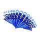 thumbnail image 5 of Guardurnaity 50pcs 14G-00G O-ring Acrylic Tapers Plugs Tunnels and  Silicone Type2, 5 of 6