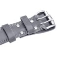thumbnail image 5 of G4 Vision Genuine Leather Adjustable Weightlifting Belt 4 Gym Fitness Bodybuilding Powerlifting Deadlifting Thrusters Back Support Heavy Workout (Large, Gray)…, 5 of 5