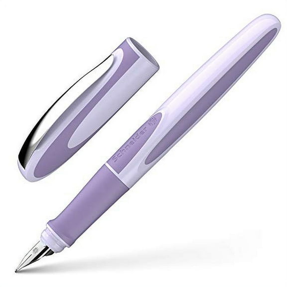 Schneider Ray fountain pen (right-handed, incl. Standard ink cartridge royal blue) lavender