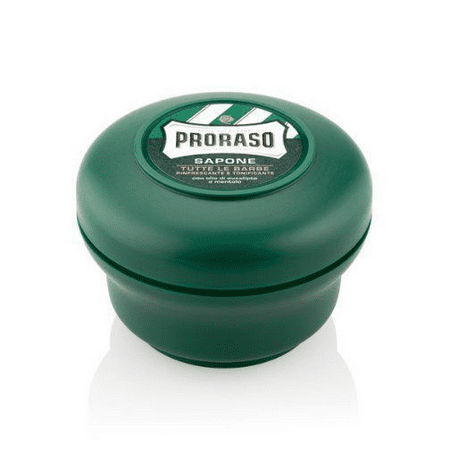 Proraso Shave soap menthol and eucalyptus 4oz + LA Cross Blemish Remover (Best Shaving Products For Acne Prone Skin)