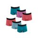 thumbnail image 1 of Decibel Ropa Interior Boxer para Hombre Pack de 6 Piezas Transpirable Suave y Ajustado, Talla CH DECIBEL Talla: CH / Paquede x6 boxer/ Color: 2 Celeste, 1 Morado, 2 Azul, 1 Rojo., 1 of 4