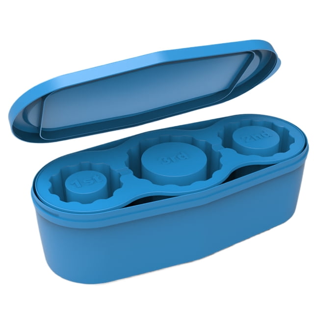 Bandeja grande para cubitos de hielo con tapa, molde cilíndrico de silicona para vaso de 30-40 onzas