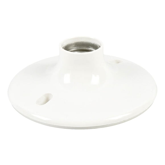 Pack De 3 Portalámpara Policarbonato Blanco E27 4"