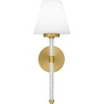 thumbnail image 5 of Quoizel Andrea 1-Light Brushed Gold Wall Sconce, 5 of 7