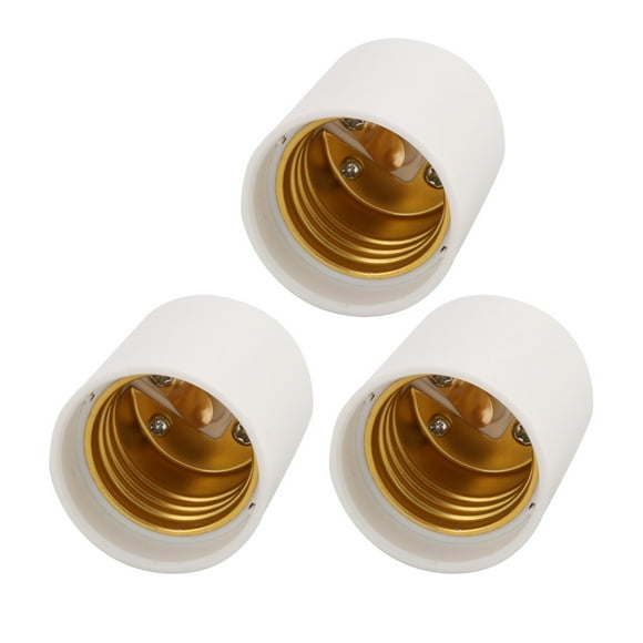 GU24 to E26 Light Socket, Bulb Base Adapter Converter, Commutator 3Pcs