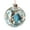 Light Blue, variant on Dserfhy Holiday Sewing Snow Ball Ornament Plastic Clear Balls Xmas Hanging Ornament Seamstress Gift for Knitters Yarn Lovers