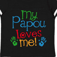 thumbnail image 4 of Inktastic My Papou Loves Me Boys or Girls Toddler T-Shirt, 4 of 5