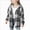H15-Dark Gray, variant on 8-9 Years Child Girl Fall Jacket Plaid Lined Flannel Shirts Button Hooded Shirt Kids Casual Holiday Jackets Light Green Hoodie