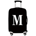 thumbnail image 1 of Housse de Valise Housse de Bagage Housse de Protection Valise Anti-Poussière Résistante à l'Usure Série Lettres Blanches Étui de Protection Accessoires de Voyage 8White m m, 1 of 6