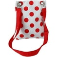 thumbnail image 3 of Disney Minnie Polka Dot Zip-Up Passport Bag, Crossbody, 3 of 4
