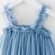 thumbnail image 4 of Odeerbi 6 M-8 Y Niñas de Verano Lindo Vestido de Tul Correa de Ruffles Sin Mangas Vestido de Princesa de Línea A Para La Fiesta Casual, 4 of 5