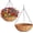 2 Pack, variant on 3 Pack 16 Inch Large Hanging Baskets for Plants Outdoor with Coconut Liners Replacement, Hanging planters Baskets with Natural Coco Liner for Outdoor Indoor Planters Flowers Vegetables