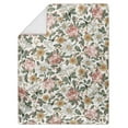 thumbnail image 4 of Sweet Jojo Designs Vintage Floral Pink Green Yellow White 4 Piece Crib Bedding Set, 4 of 6