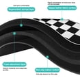 thumbnail image 6 of Black White Checkered Plaid Drying Mat Absorbing Bar Mat Collapsible Kitchen Drying Mat for Shop Countertops 18x24 Inches, 6 of 7