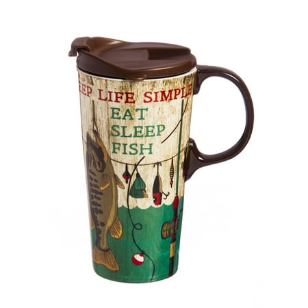 

Cypress Ceramic Travel Cup 17 oz. Keep Life Simple