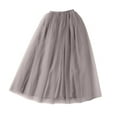 thumbnail image 4 of Mepaouo Wedding A-line Maxi for Women Foor Length Long Tulle Skirt Evening Party Dress Skirts, 4 of 4