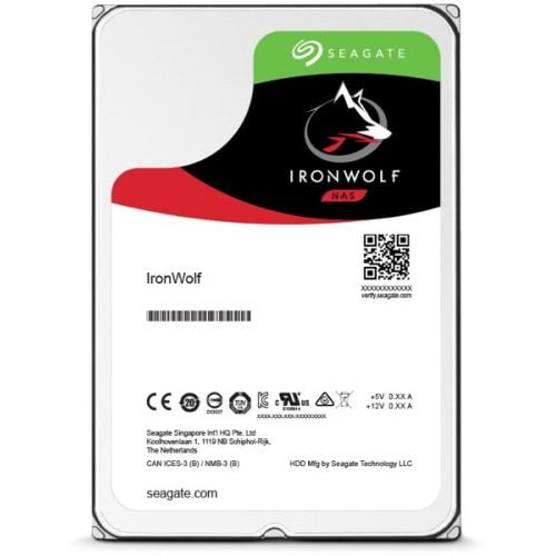 Seagate IronWolf ST4000VN008 - Disque Dur - 4 TB - Interne - 3.5" - SATA 6Gb/S - 5900 rpm - Tampon: 64 MB (pack de 20)