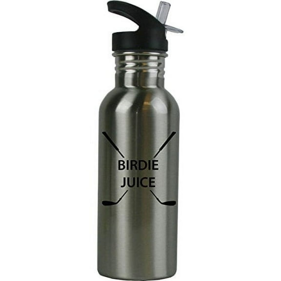 Birdie Juice Stainless Steel Water Bottle with Straw Top 20 Ounce Sport Water Bottle