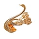 thumbnail image 1 of Naiovety Swan Base Holder with 6pcs Ice Cream Sugar Coffee Teaspoons Spoons Dessert en Mostrada Oro, 1 of 1