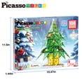 thumbnail image 5 of PicassoTiles Christmas Tree Magnetic Tiles For Kids – 106PCS STEM Building Blocks Educational Toy, 5 of 9