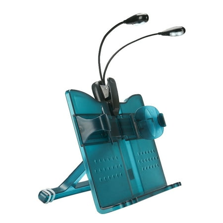 

Blue Children S Reading Frame Reading Frame Multi-Function Folding Abs Plastic Reading Bookshelf with Reading Light