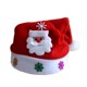 thumbnail image 4 of Kearding Sombreros de Navidad LED Light Up Santa Red Hat Flashing Costume Party Cap Niños Regalos de Navidad para niños Decoración de Año Nuevo Kits de decoración para fiestas mayor Kearding JJ16827-01, 4 of 6