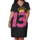 thumbnail image 2 of 13th s Crow-vestido de feliz cumpleaños para niñas vestido suelto con bolsillo para mujeres embarazadas vestido largo verano diario, 2 of 6