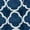 Navy Blue and White Quatrefoil, variant on Sunnydaze 20" x 20" Modern Jazz Square Seat Cushion Set, 2 Count