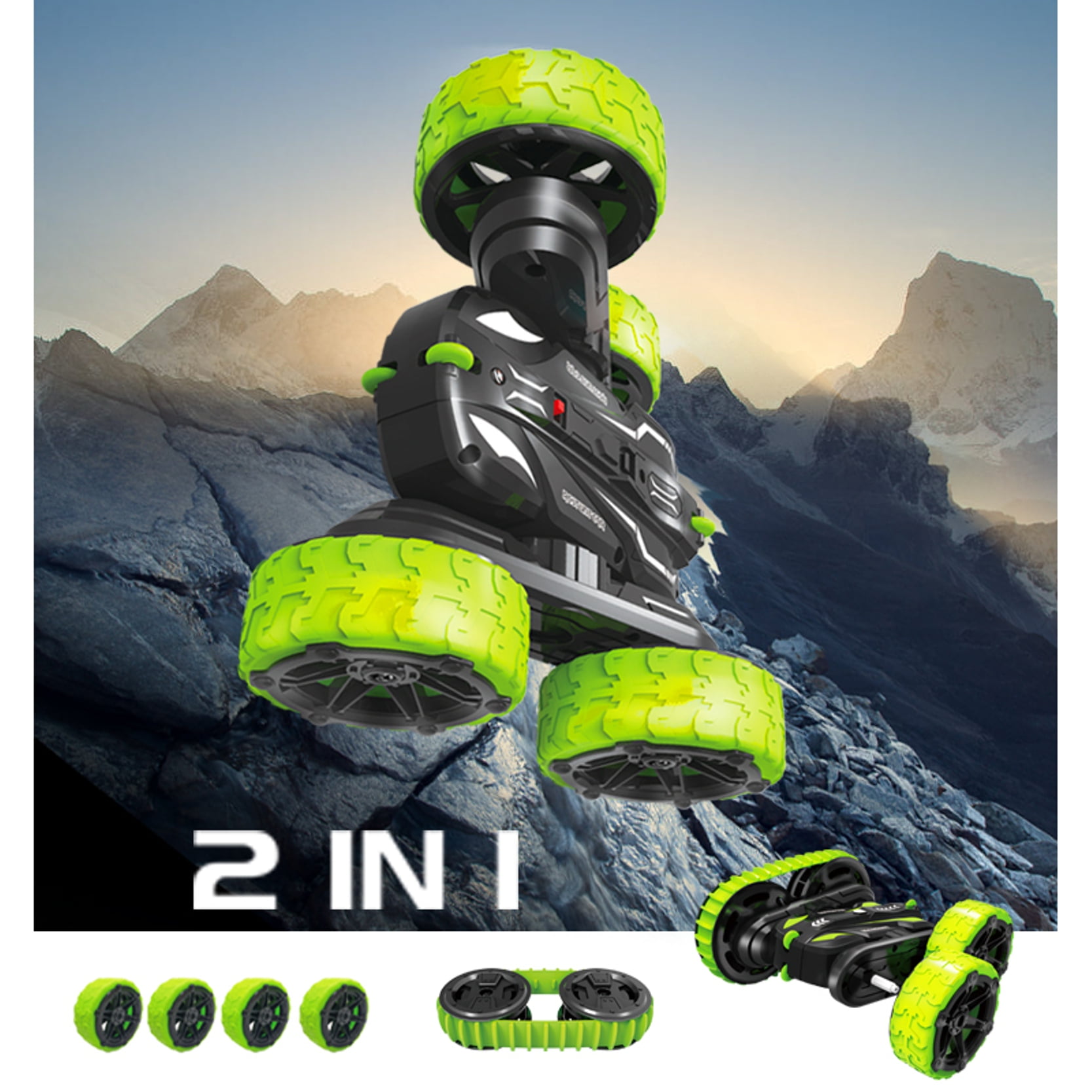 RC Car for Kids Mundo Toys (1:24) Stunt Car Monster Battery-Powered RC Trucks Boys Toys for Gifts