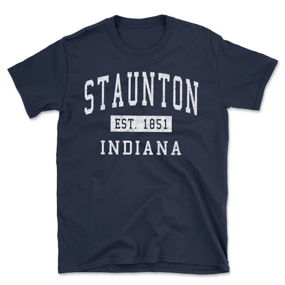 Staunton Indiana Classic Established Men's Cotton T-Shirt