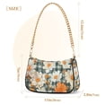 thumbnail image 3 of FORMRS Womens Shoulder Bag with Chain Strap Clutch Purse Cute Tote Handbag, Sunny Blooms, 3 of 7