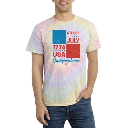 4Th Of July 1776 Tie Dye Spiral Men -Image by Shutterstock Male Medium