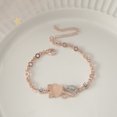 thumbnail image 3 of Accesorios diseño de moda exquisito brazalete de gato con ojos de gato, brazalete de diamante con incrustaciones de bestie brazalete nicho femenino joyas de pareja regalo de San Valentín, 3 of 5