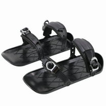 Mini Short Ski Skates, Short Skis Skates for Snow, Short Snowskates for Winter Shoes, Outdoor Ski Shoes for Winter Sport Skiing