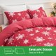 thumbnail image 5 of Gogreen Funda Nórdica Queen Floral, Juegos de Cama Queen de Microfibra Suave y Transpirable de 3 Piezas, Funda Nórdica Cómoda con Patrón Queen, con Cierre de Cremallera (Copo de Nieve Navideño, Queen), 5 of 8