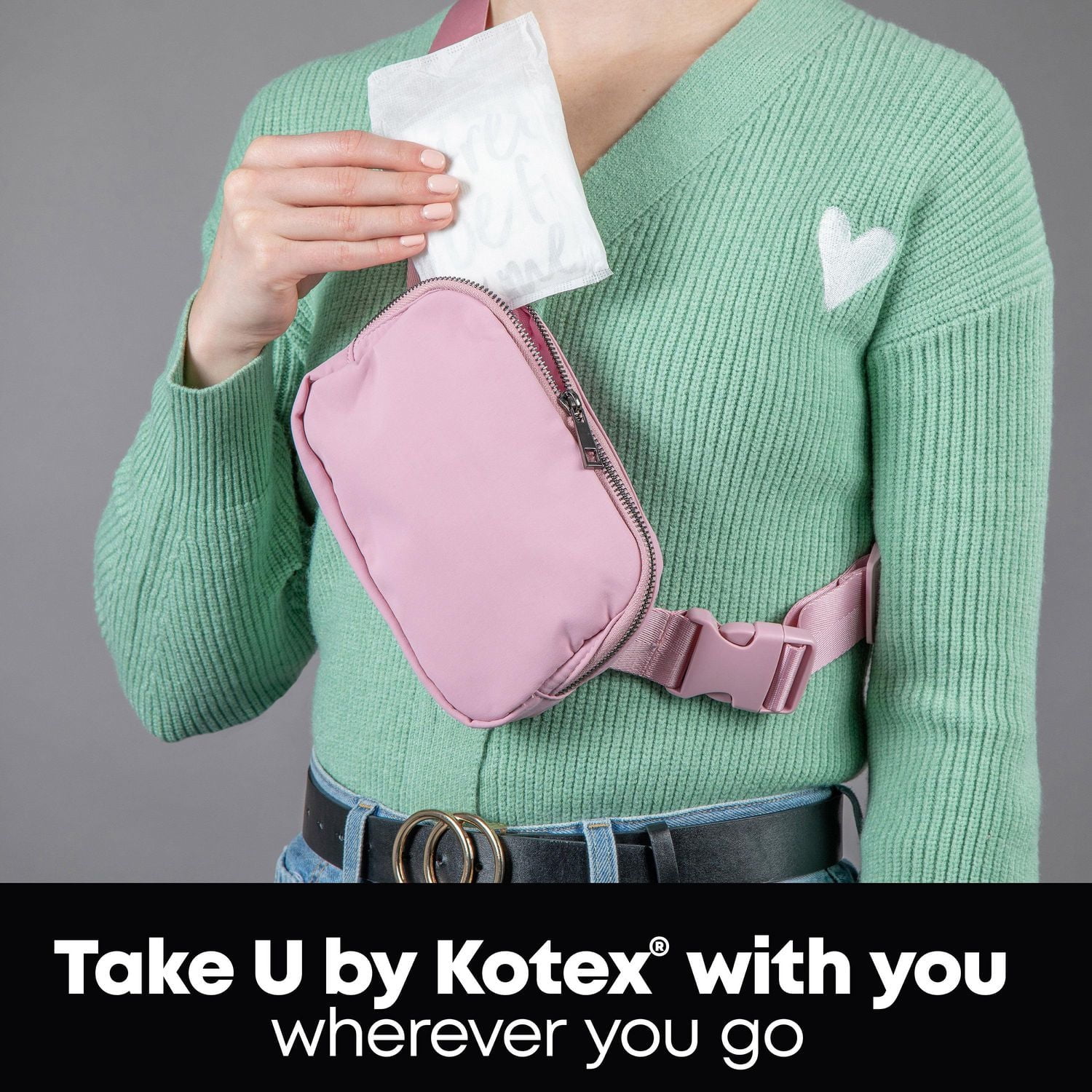 Serviettes U by Kotex Security Maxi, super longues, sans parfum 44 Unités