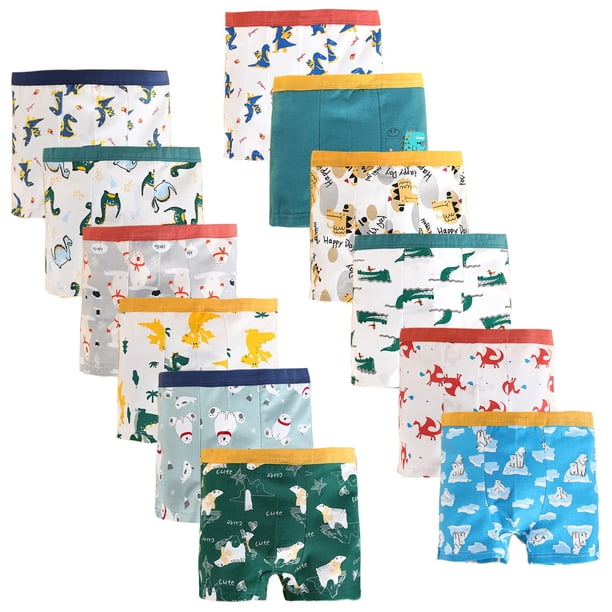 Calzoncillos bóxer de algodón JackLoveBriefs para niños de 3 a 5 años