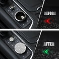 thumbnail image 3 of MJMJ Bling Center Console Multimedia Knob Button Cover Compatible with Cadillac CT5 CT6 XT4 XT5 XT6 Crystal Media Button Cover Trim Bling Interior Modification Trims for Car Accessories, 3 of 7