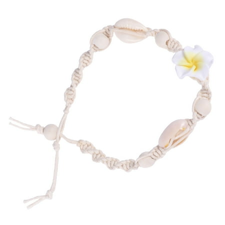 

Bracelet Bracelets Shell Woven Women Adjustable Beaded Decorative Bangles Chain Foot Strand Rope Cowry Ankle Cowrie